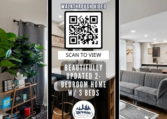 New 2br W 3 Beds And Highspeed Internet